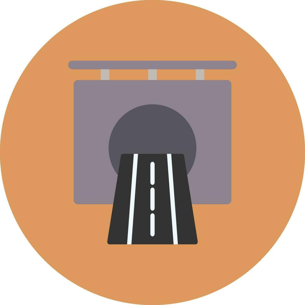 diseño de icono creativo de túnel vector