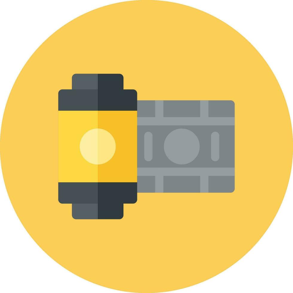 Camera Roll Creative Icon Design vector