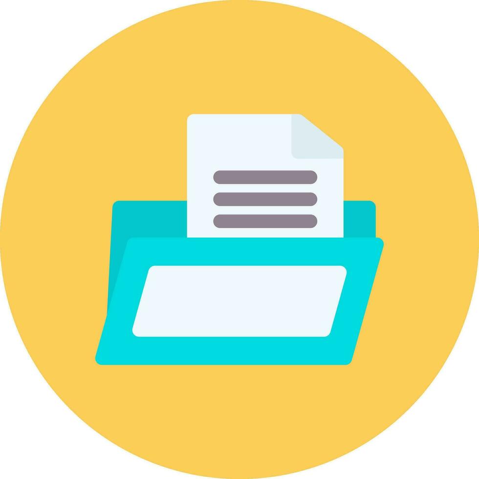 Folder Creative Icon Design vector