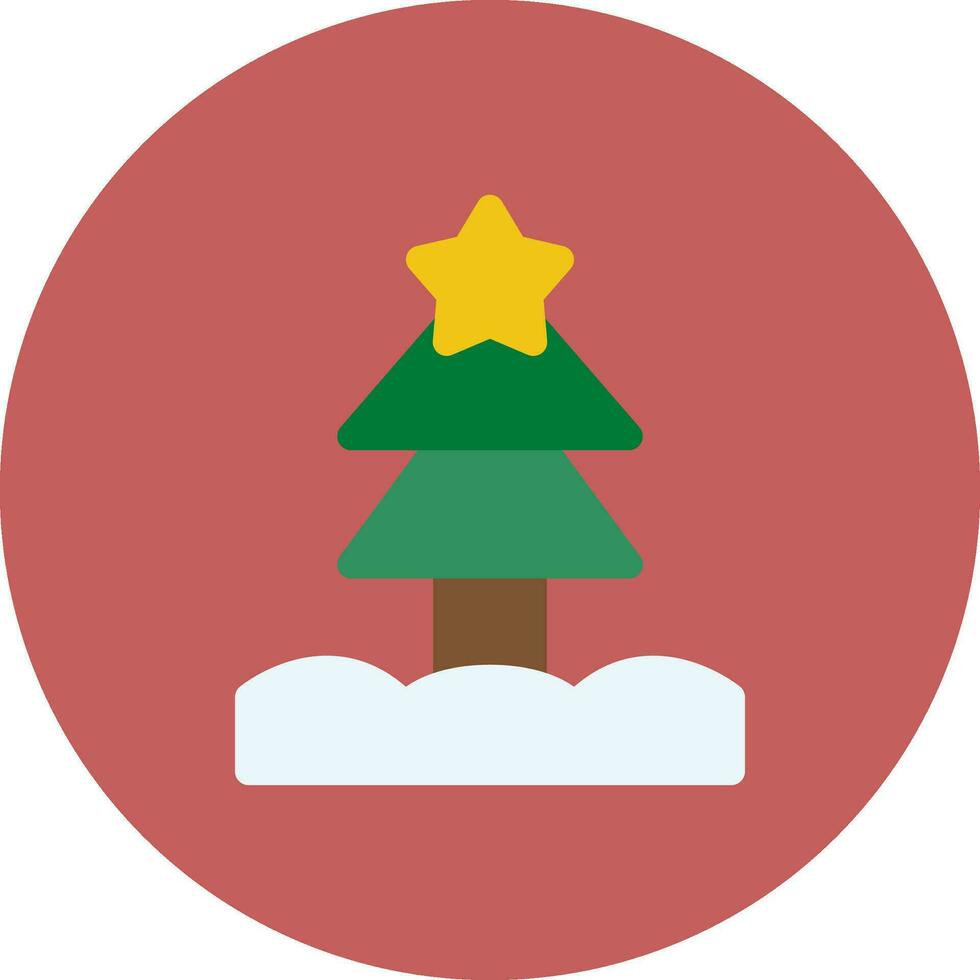 Christmas Tree Creative Icon Design vector
