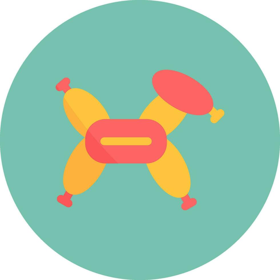 Balloon Modelling Creative Icon Design vector