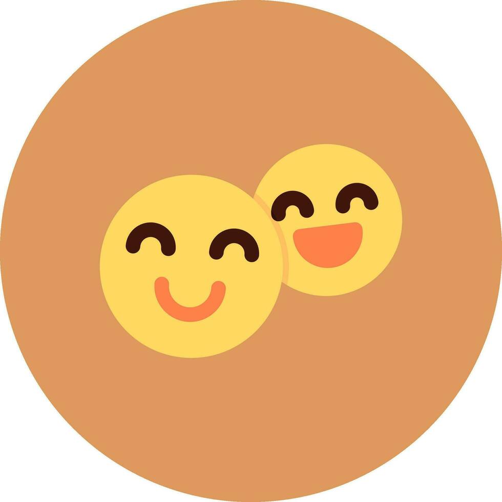 Happiness Creative Icon Design vector