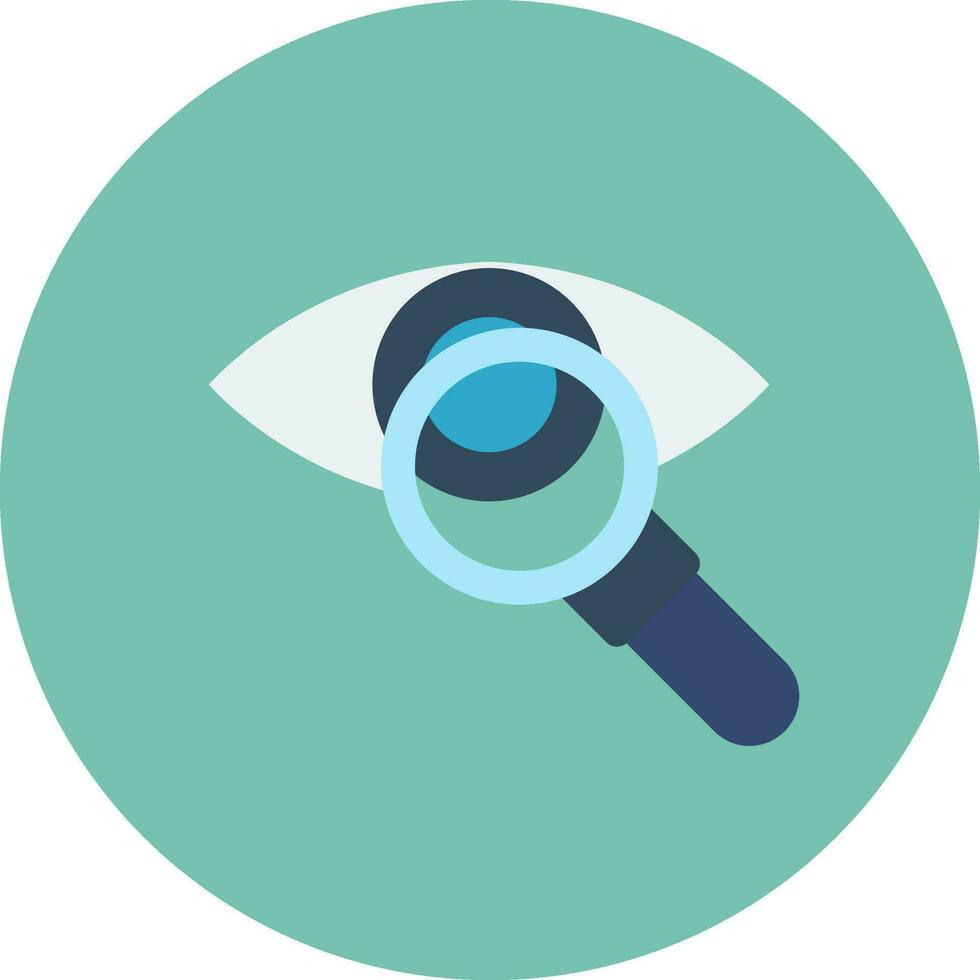 Eye Test Creative Icon Design vector