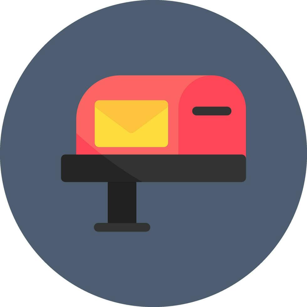 Mail Box Creative Icon Design vector