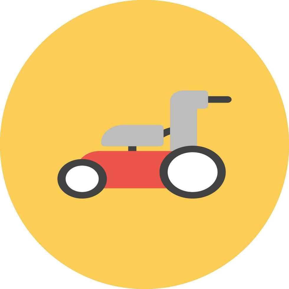 Lawnmower Creative Icon Design vector