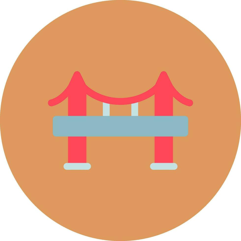 Bridge Creative Icon Design vector