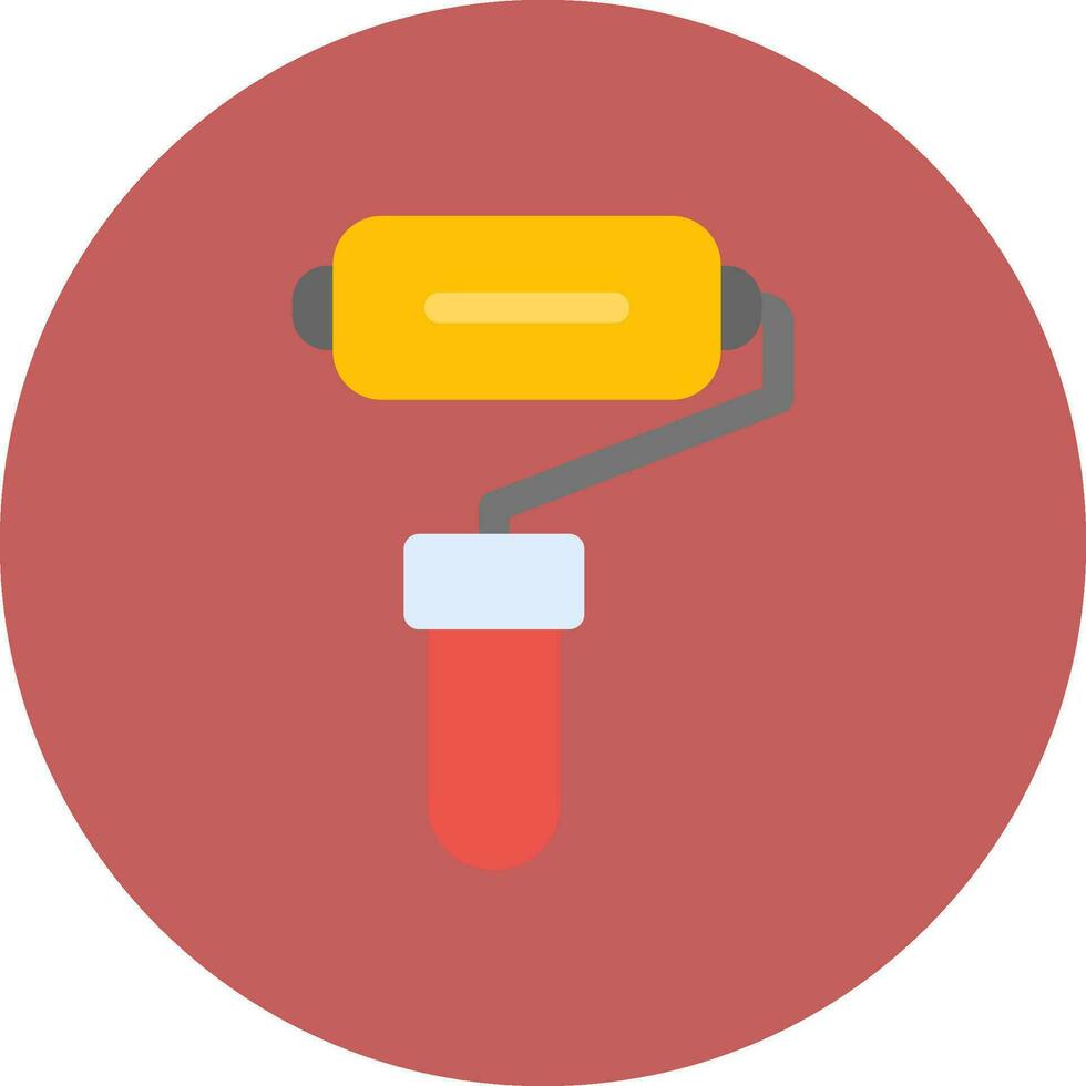 Paint Roller Creative Icon Design vector