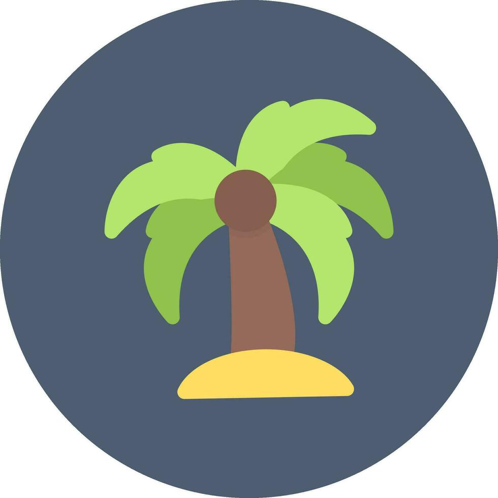 diseño de icono creativo de isla vector