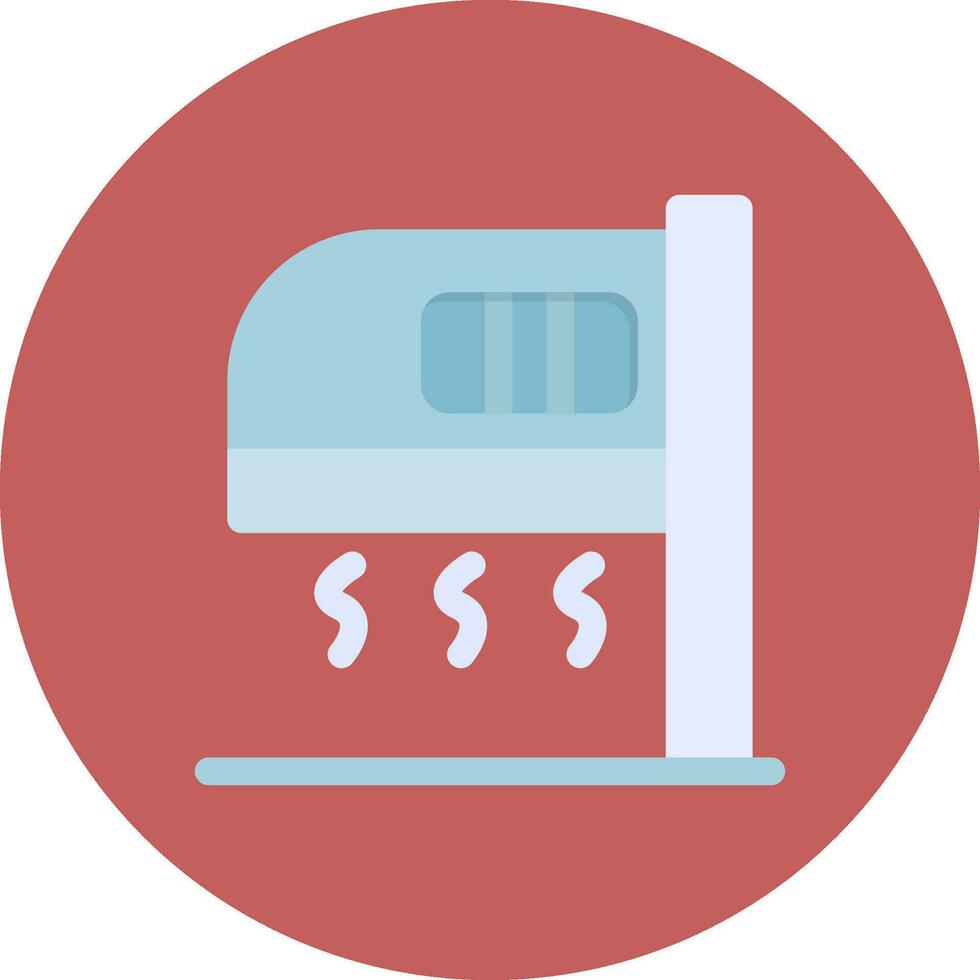 Hand Dryer Creative Icon Design vector