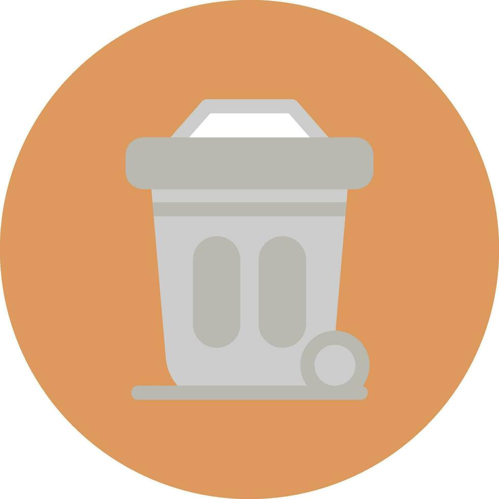 Dustbin Creative Icon Design vector