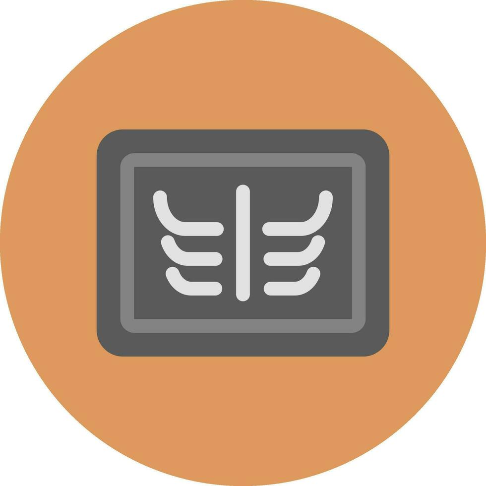 X Ray Creative Icon Design vector