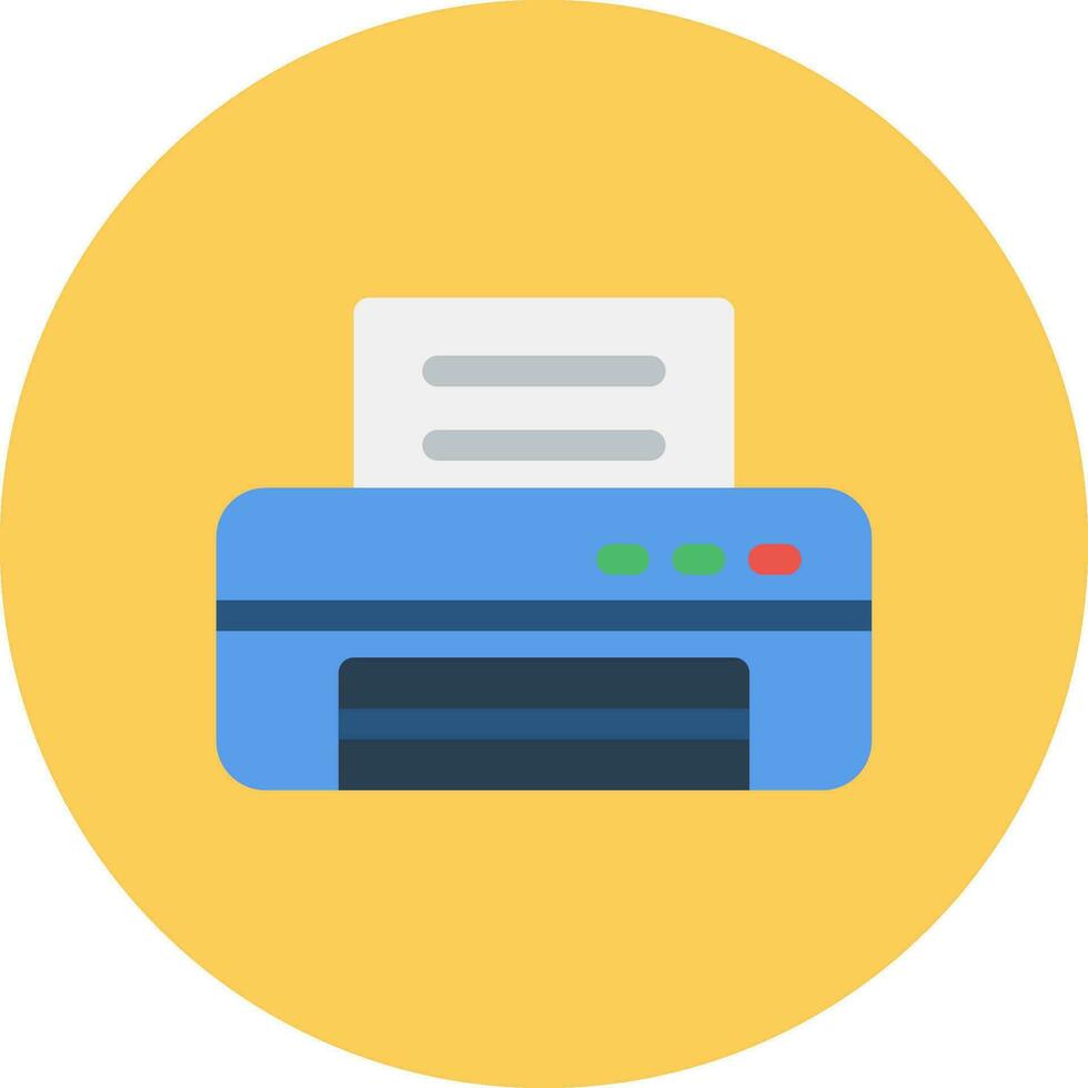 Printer Creative Icon Design vector