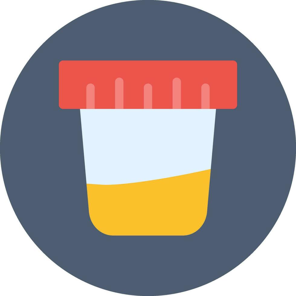 Urine Test Creative Icon Design vector
