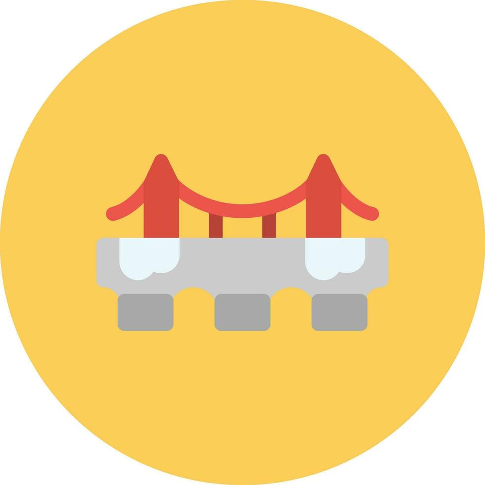 Bridge Creative Icon Design vector