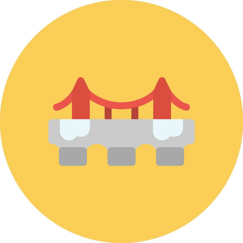 diseño de icono creativo de puente vector