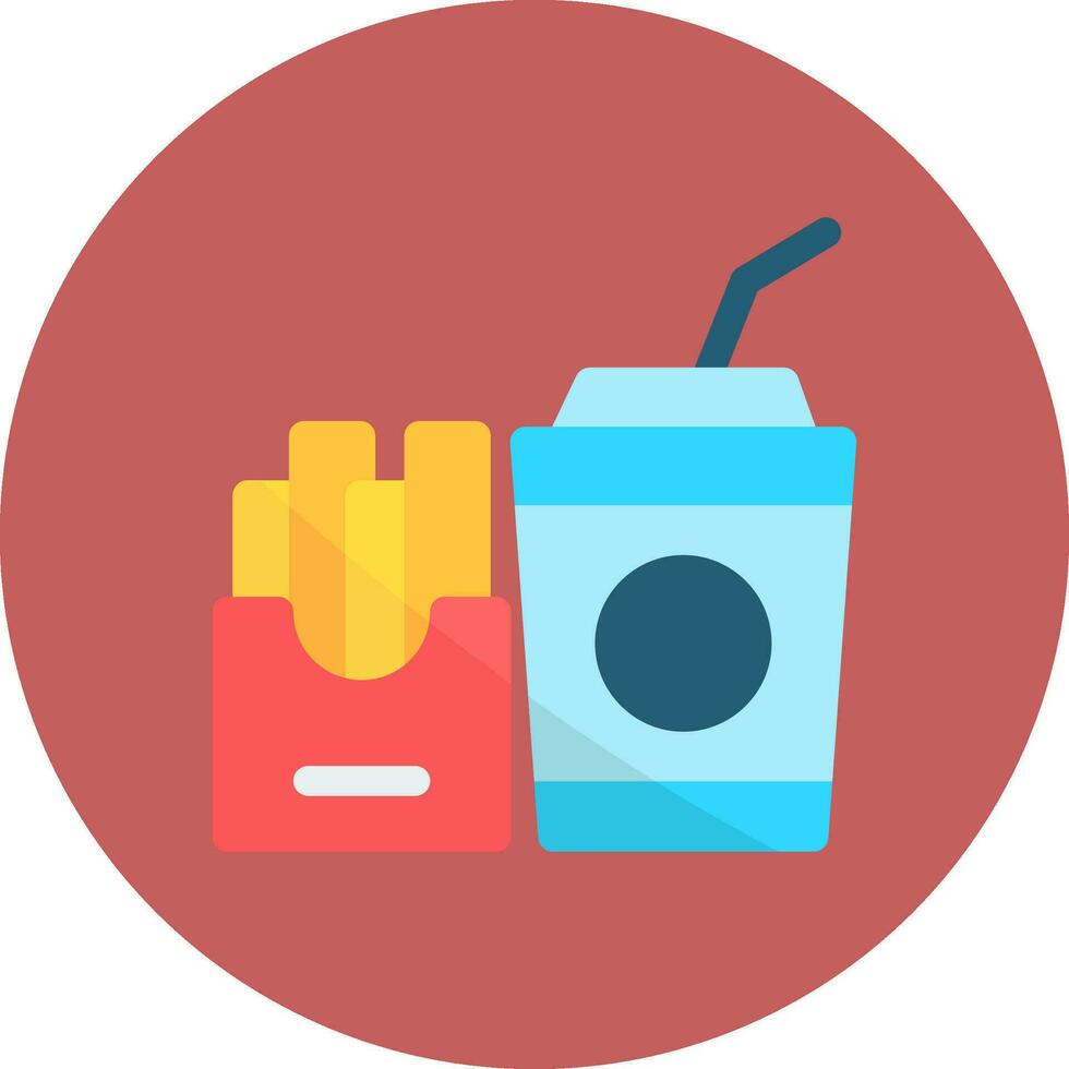 Fast Food Creative Icon Design vector