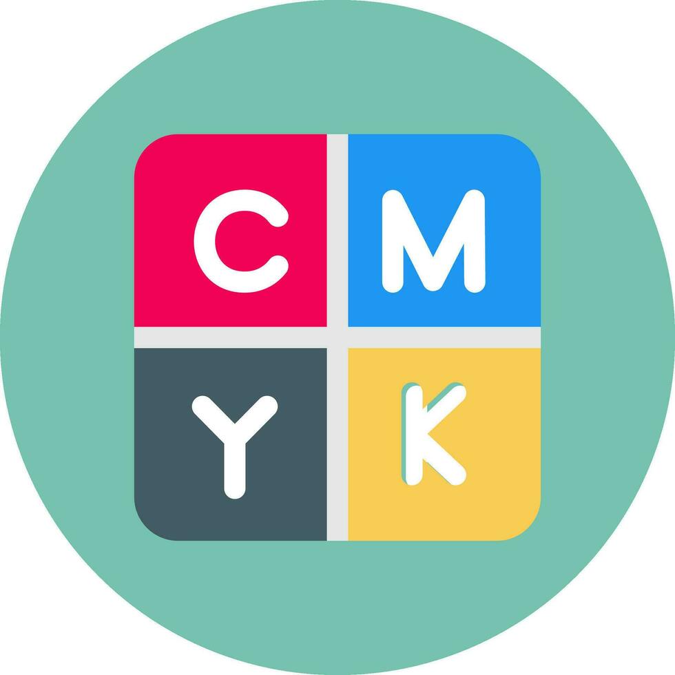 CMYK Creative Icon Design vector