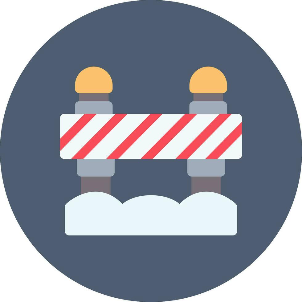 Road Block Creative Icon Design vector