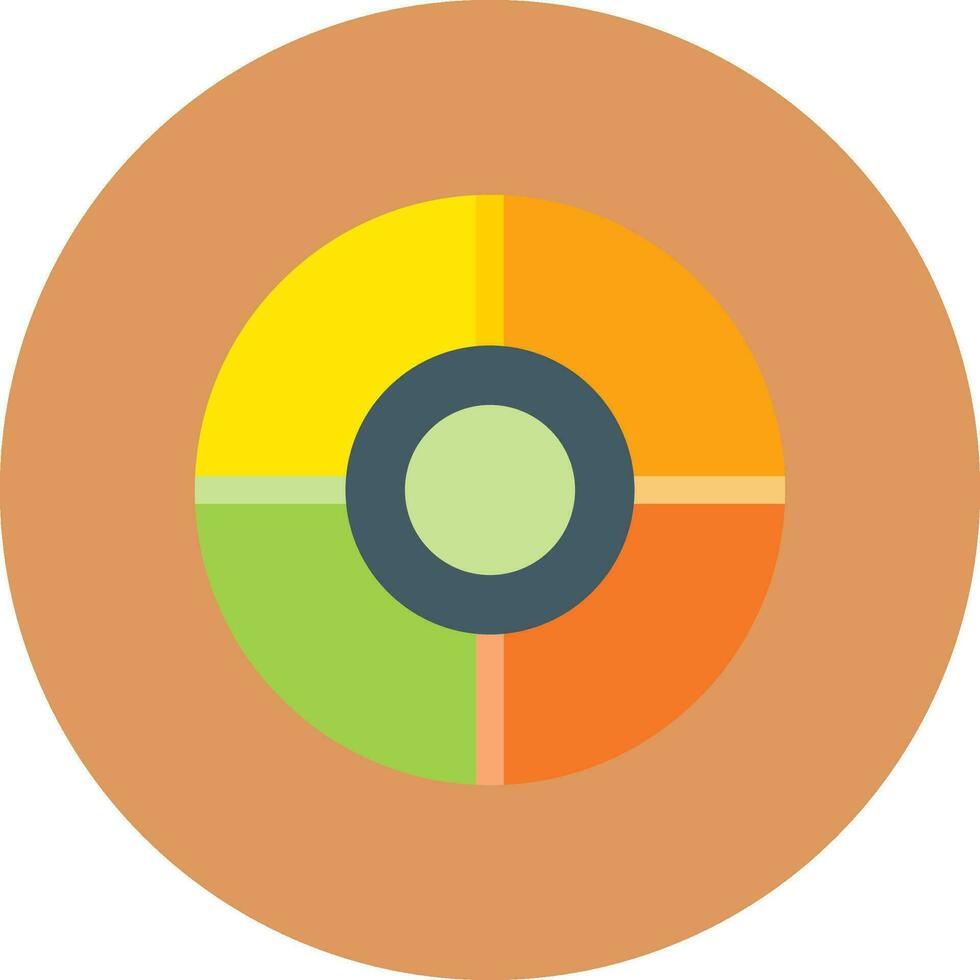 Color Circle Creative Icon Design vector