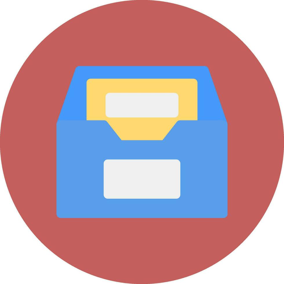 Files Box Creative Icon Design vector