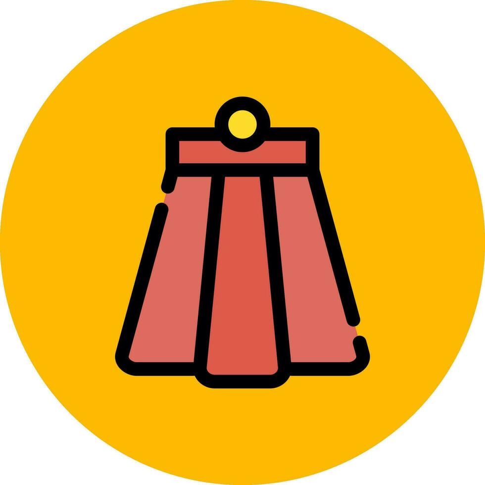 Skirt Creative Icon Design vector