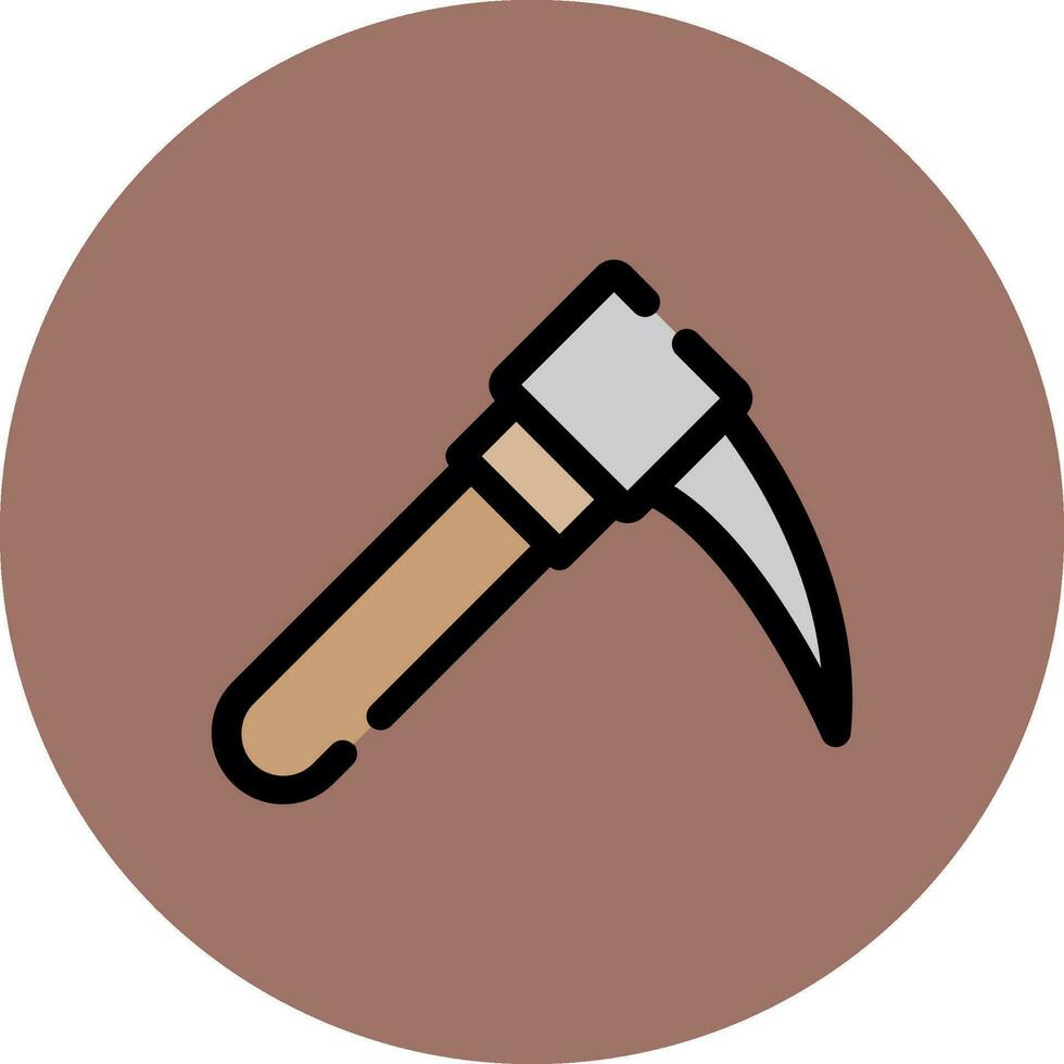 Pickaxe Creative Icon Design vector