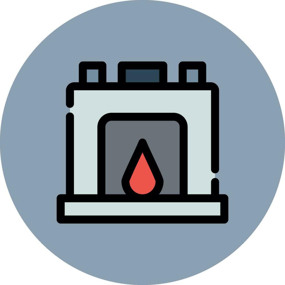Furnace Creative Icon Design vector