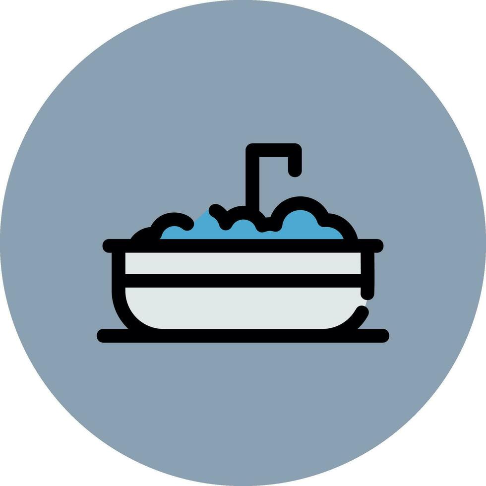 Bathtub Creative Icon Design vector