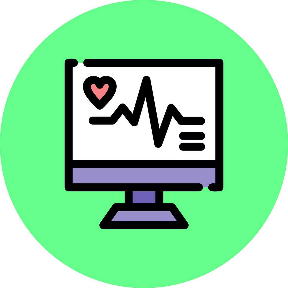 Monitor Creative Icon Design vector