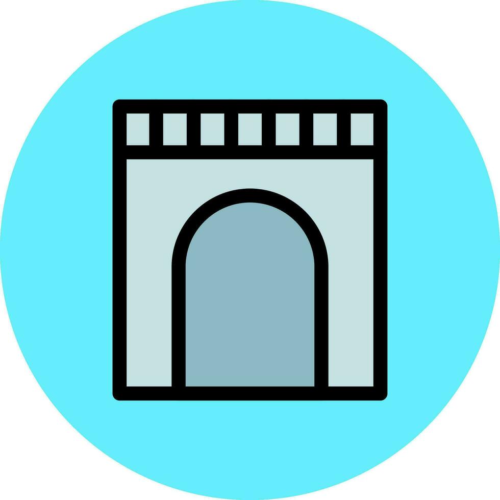 diseño de icono creativo de túnel vector