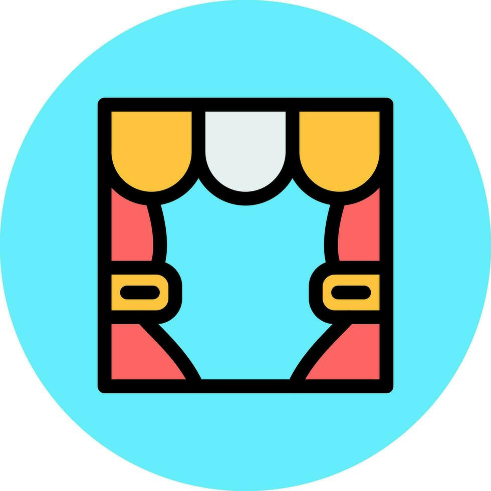 Stage Creative Icon Design vector