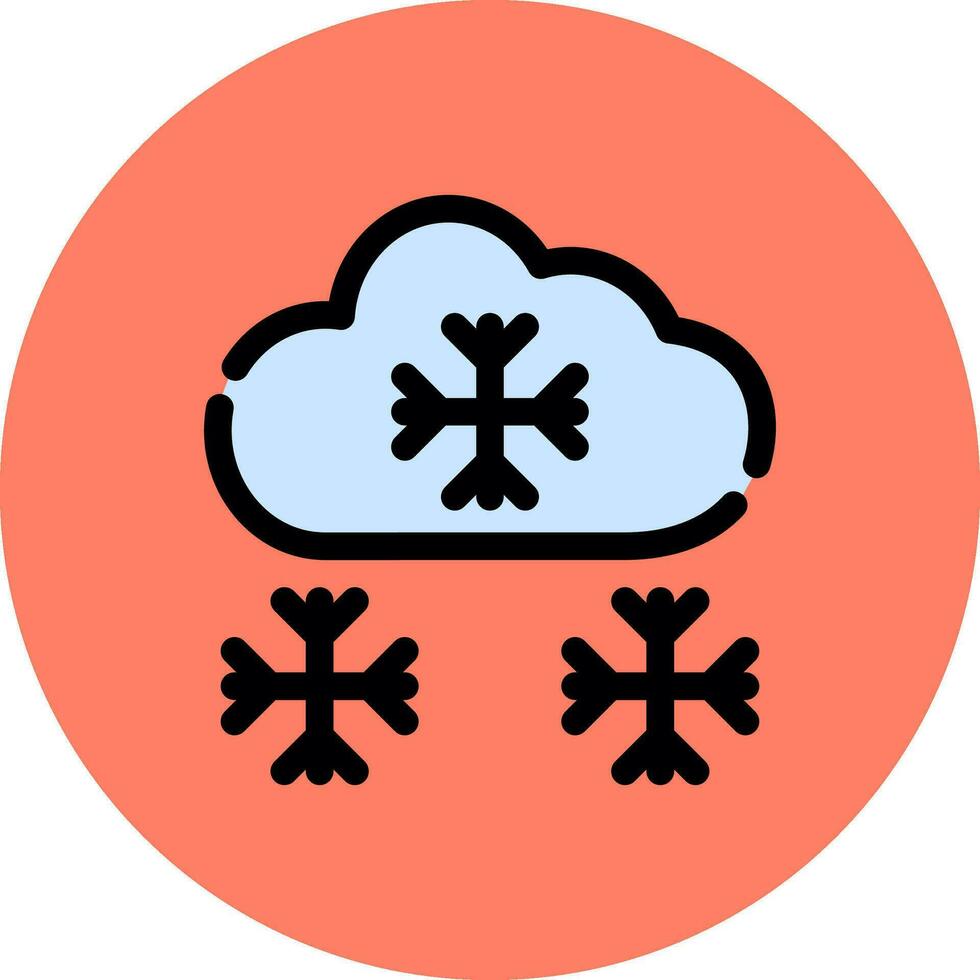 Snowy Creative Icon Design vector