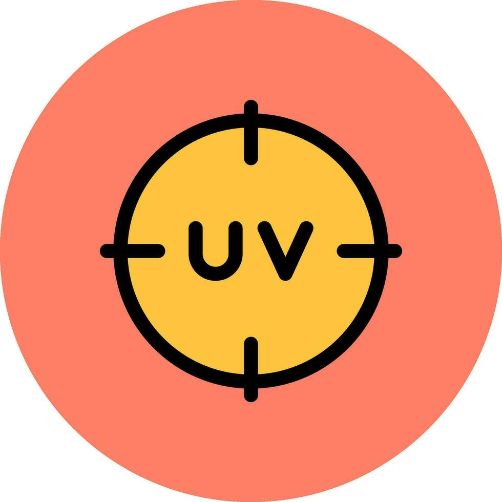 Uv Creative Icon Design vector