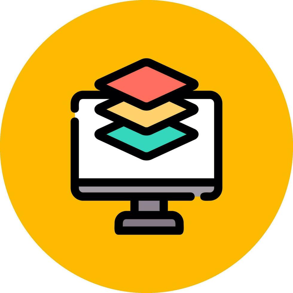 Layer Creative Icon Design vector