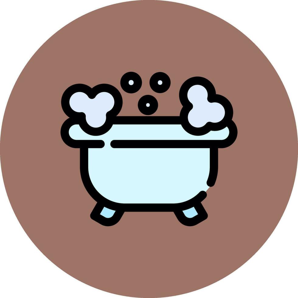 Bathtub Creative Icon Design vector