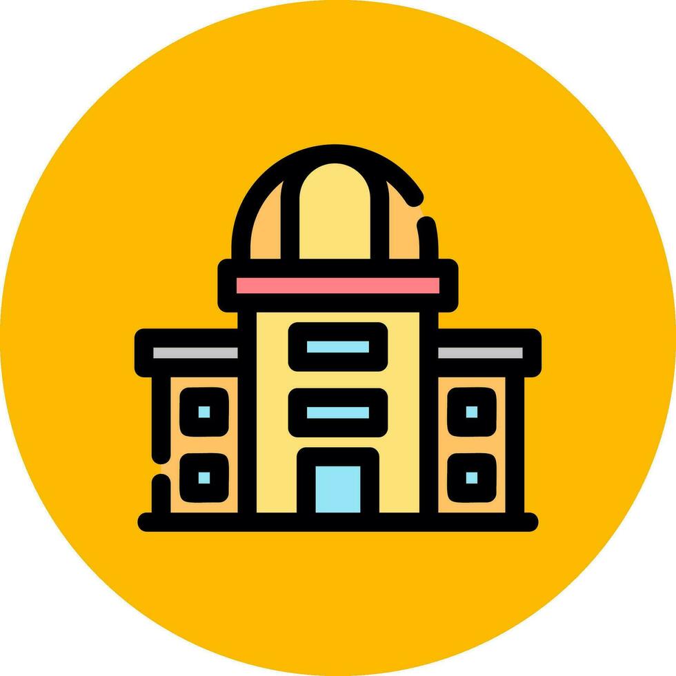 City Hall Creative Icon Design vector