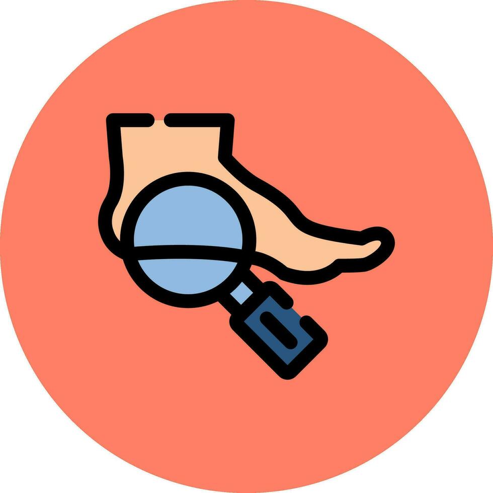 Foot Creative Icon Design vector
