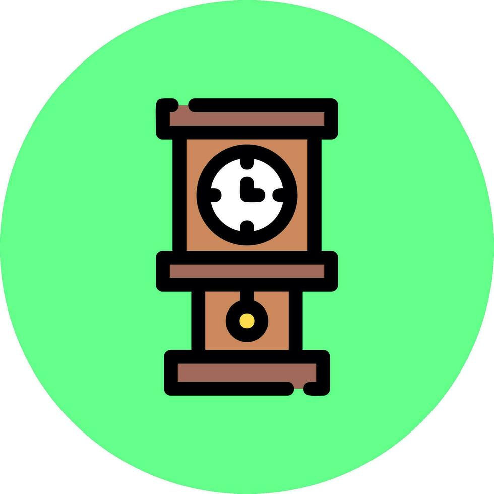 abuelo reloj creativo icono diseño vector