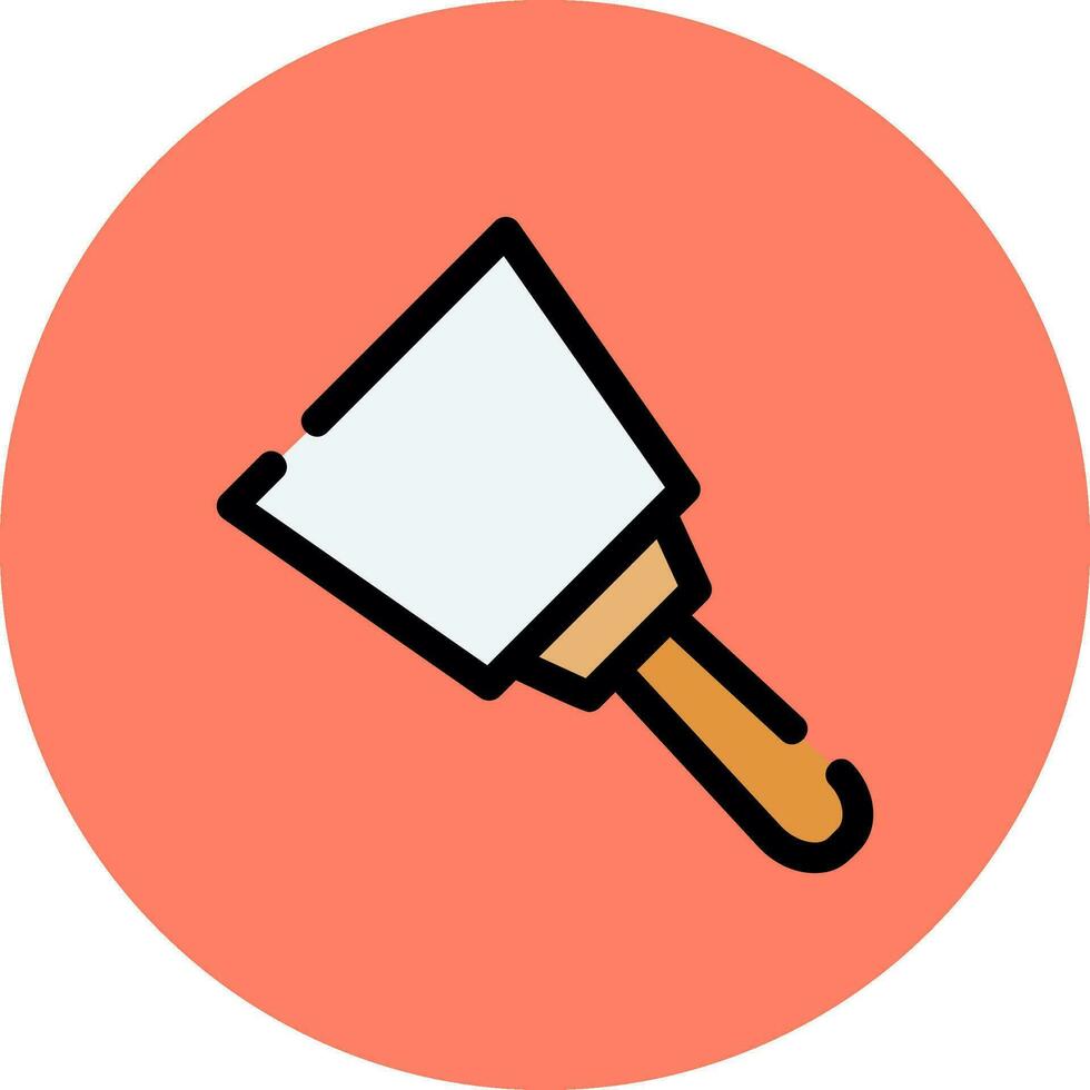 Paint Scraper Creative Icon Design vector