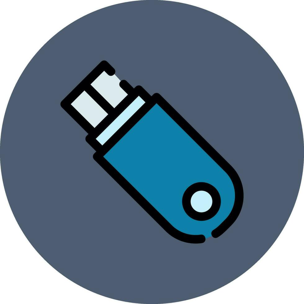 diseño de icono creativo usb vector