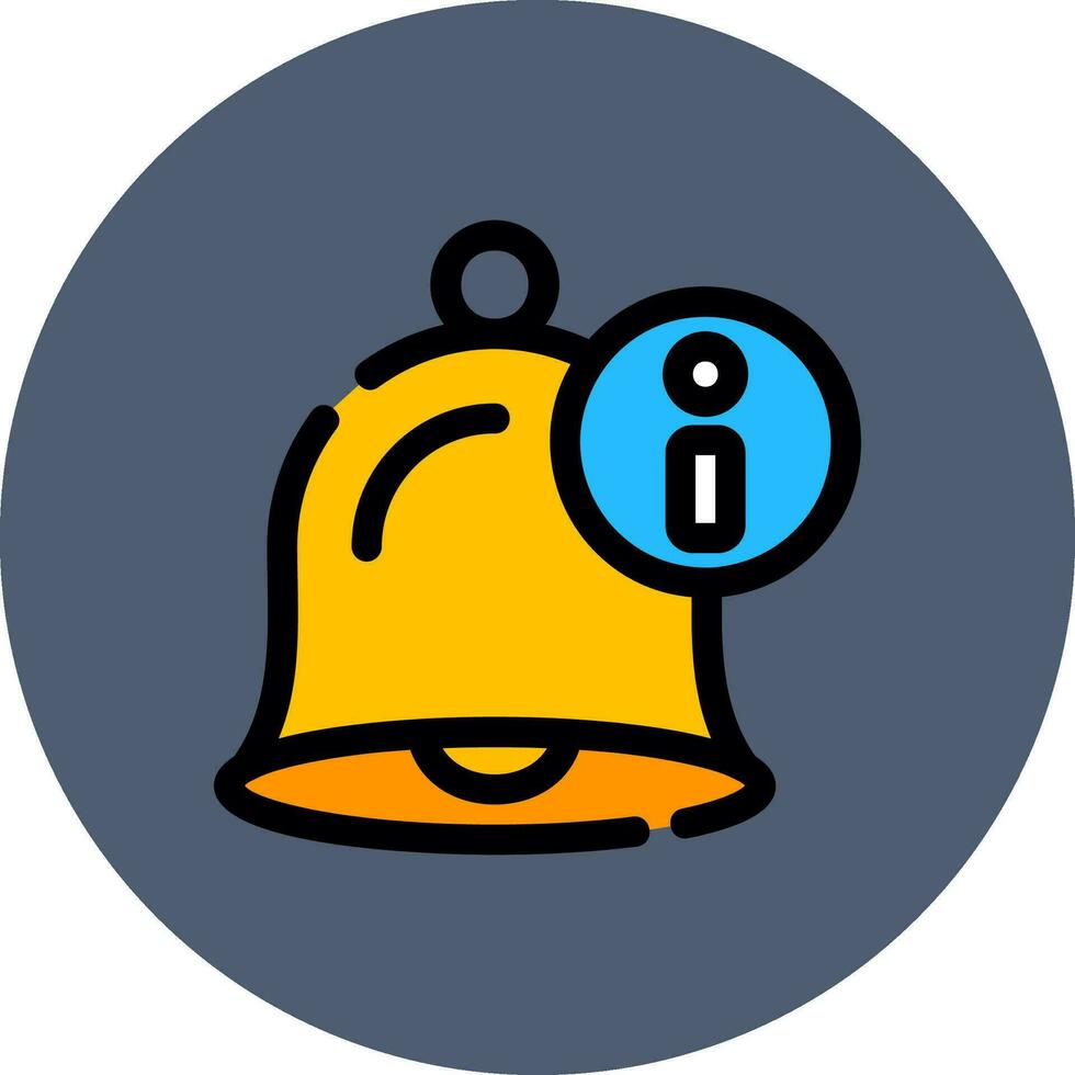Notification Bell Creative Icon Design vector