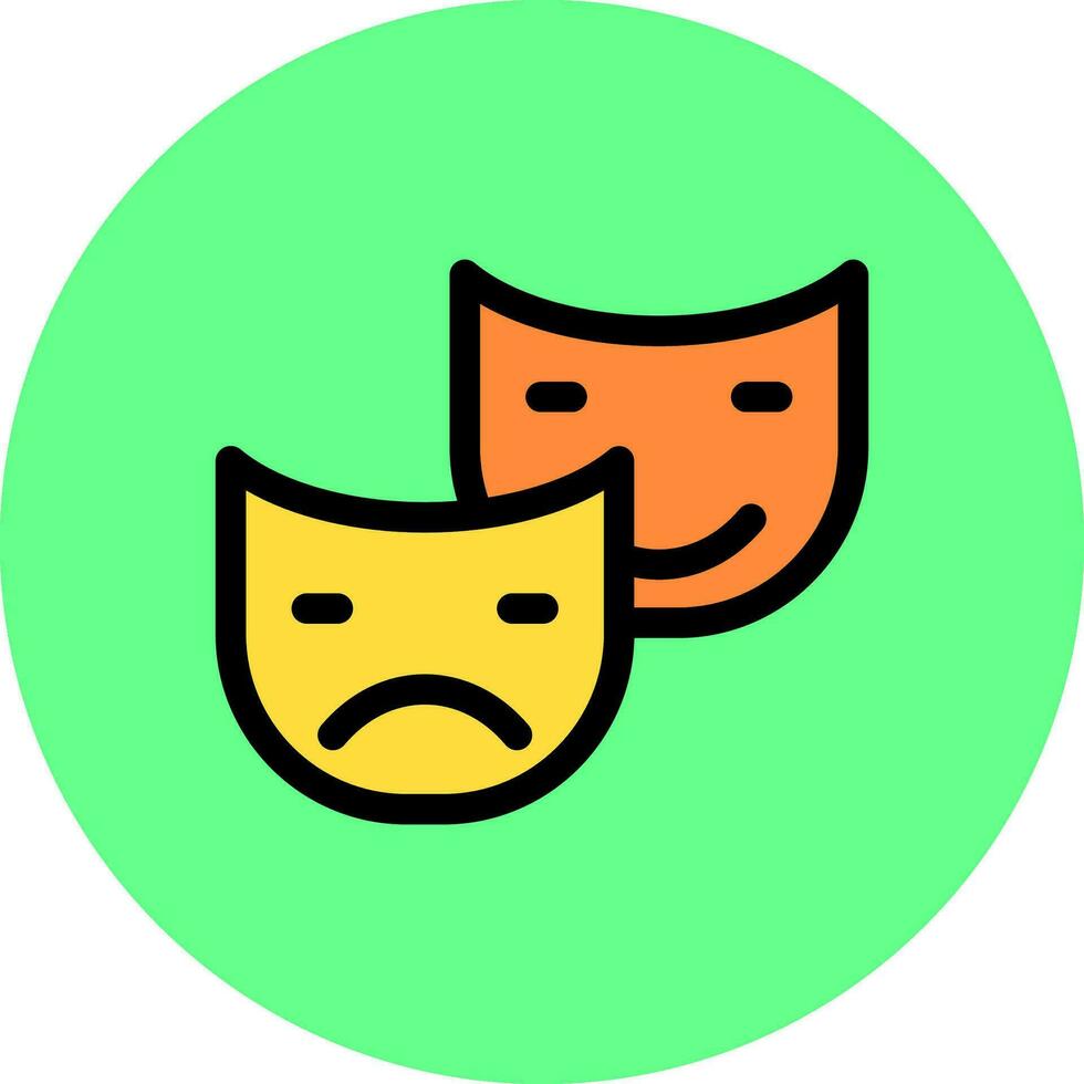 Comedy Creative Icon Design vector