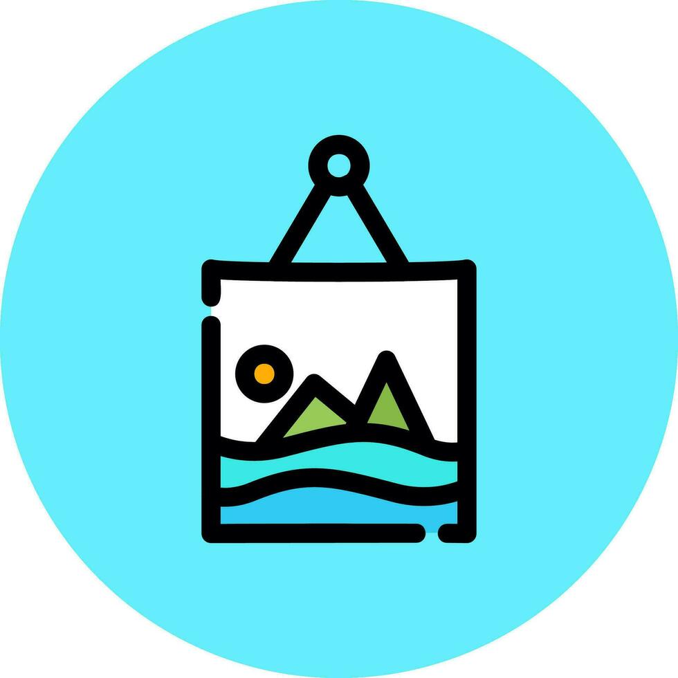 Frame Creative Icon Design vector