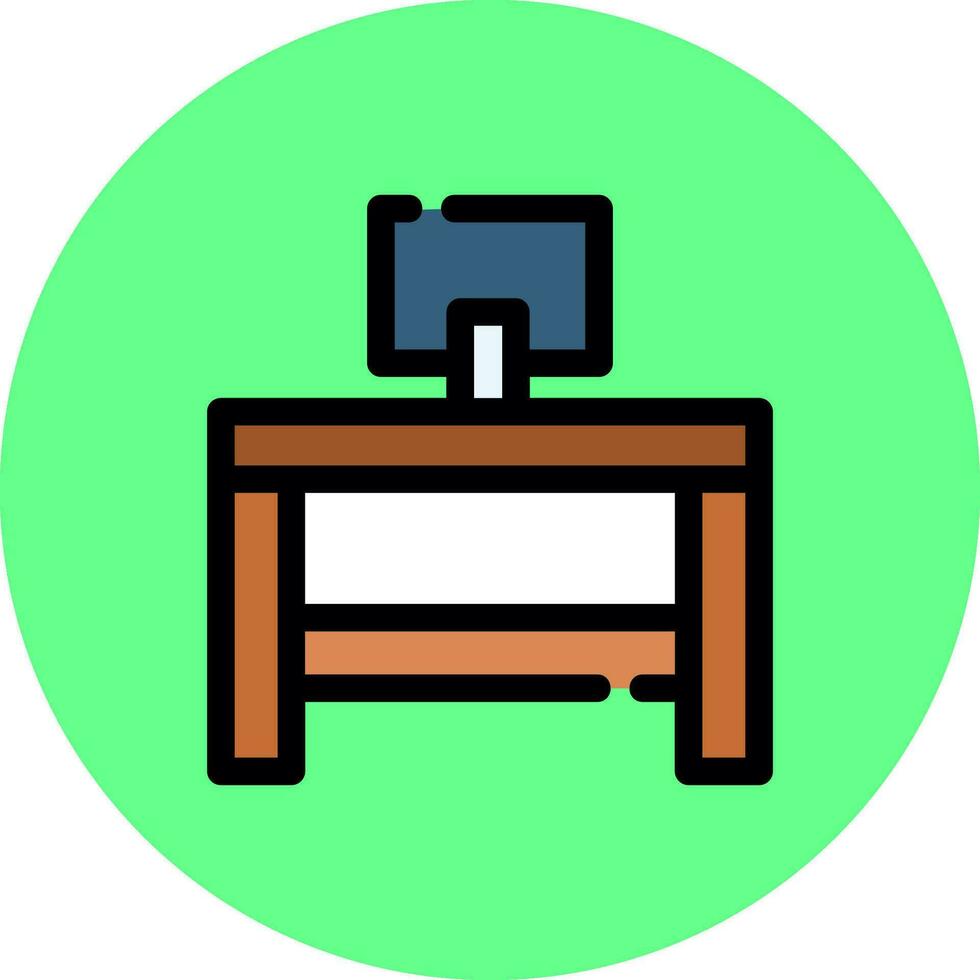 Desk Creative Icon Design vector