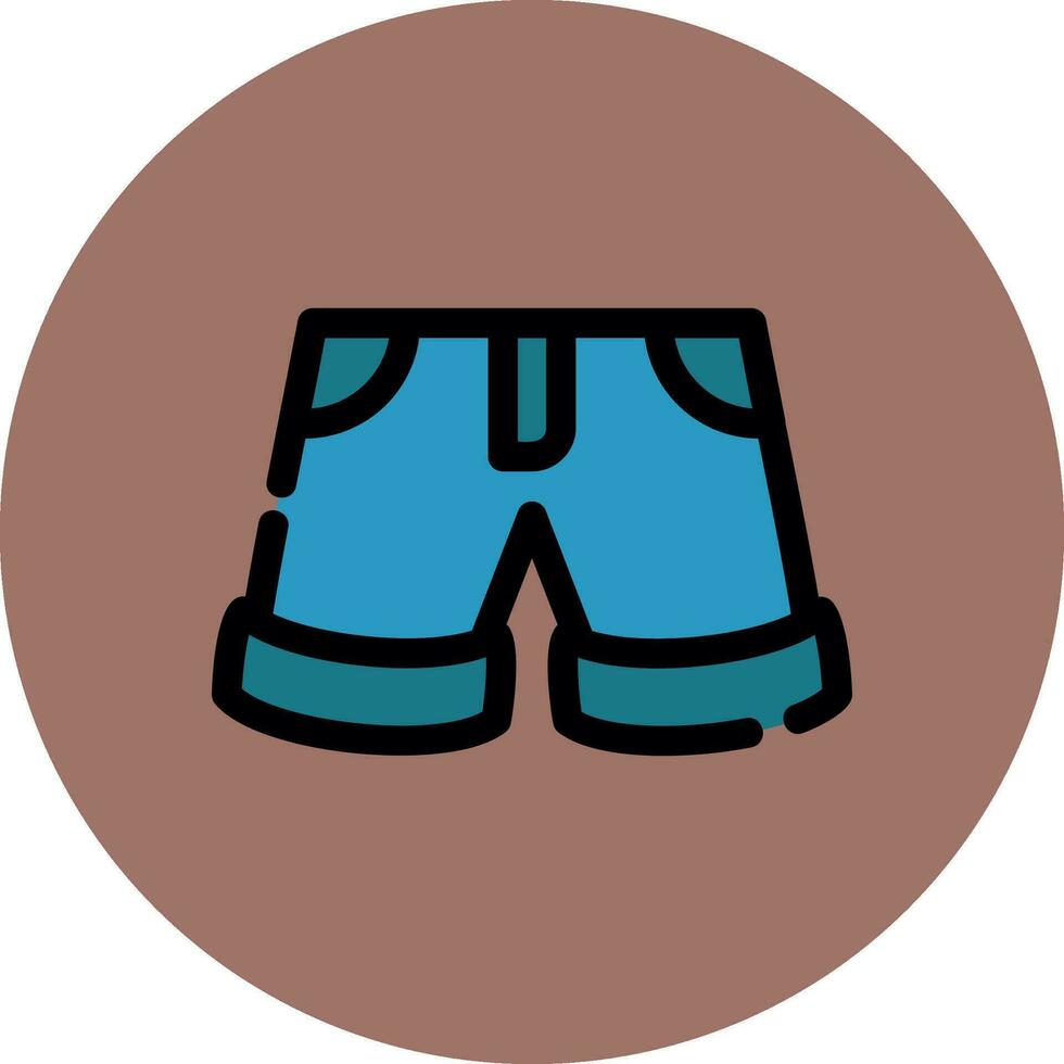 Shorts Creative Icon Design vector