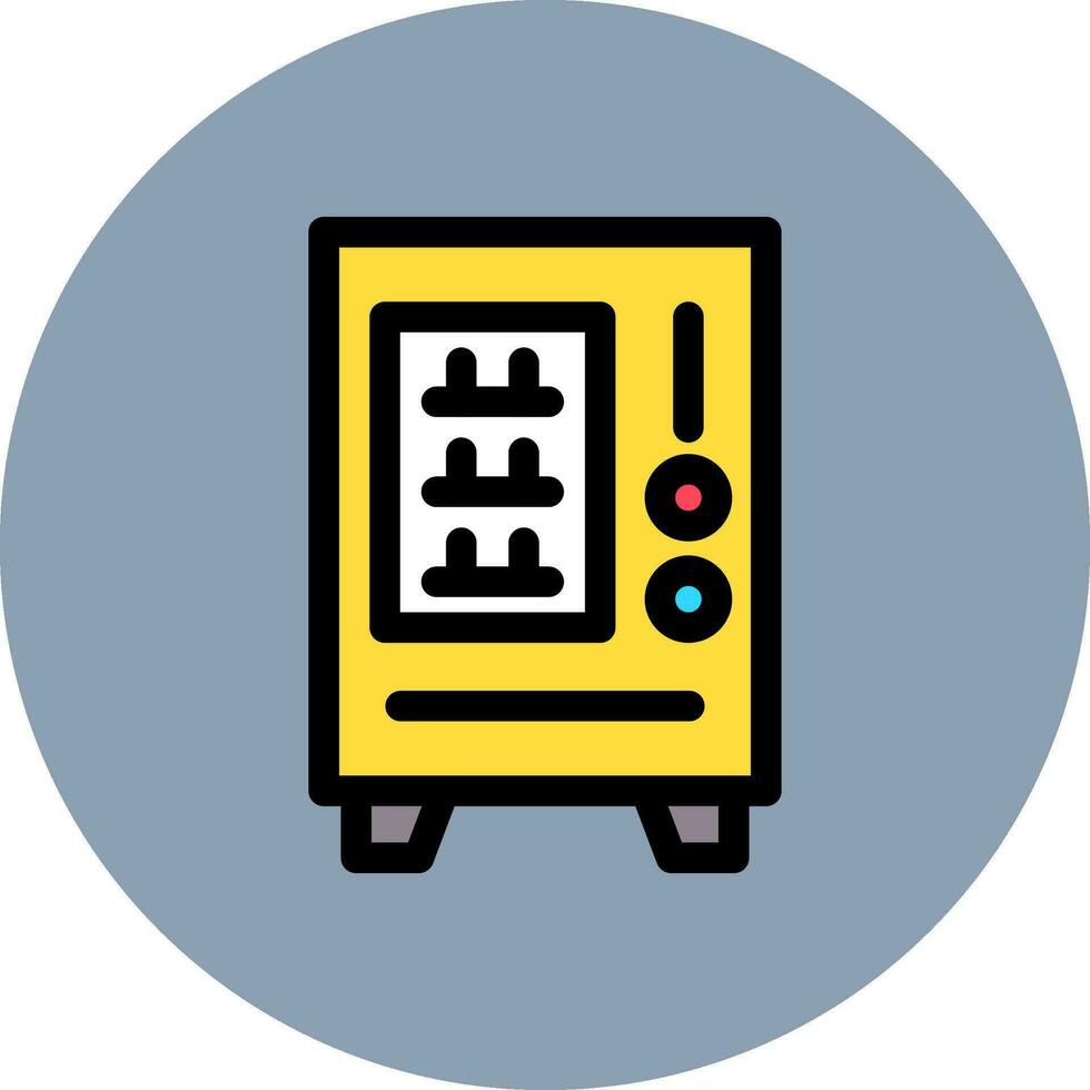 Vending Machine Creative Icon Design vector