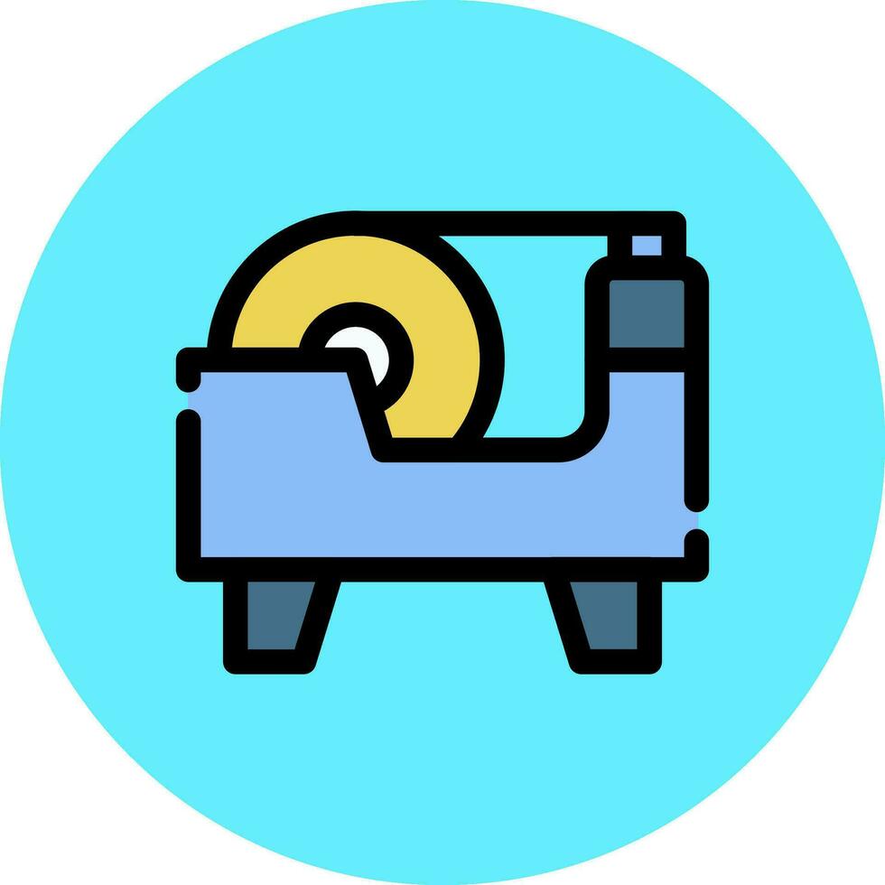 Tape Dispenser Creative Icon Design vector