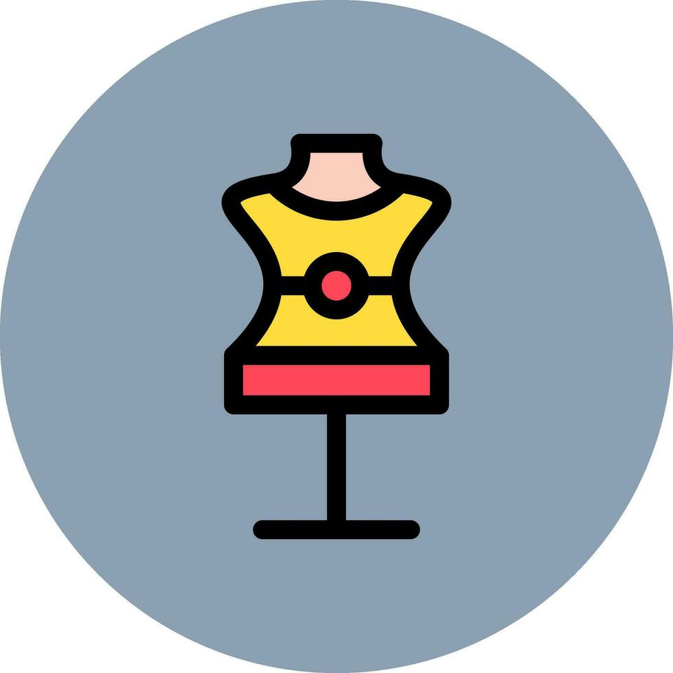 Mannequin Creative Icon Design vector