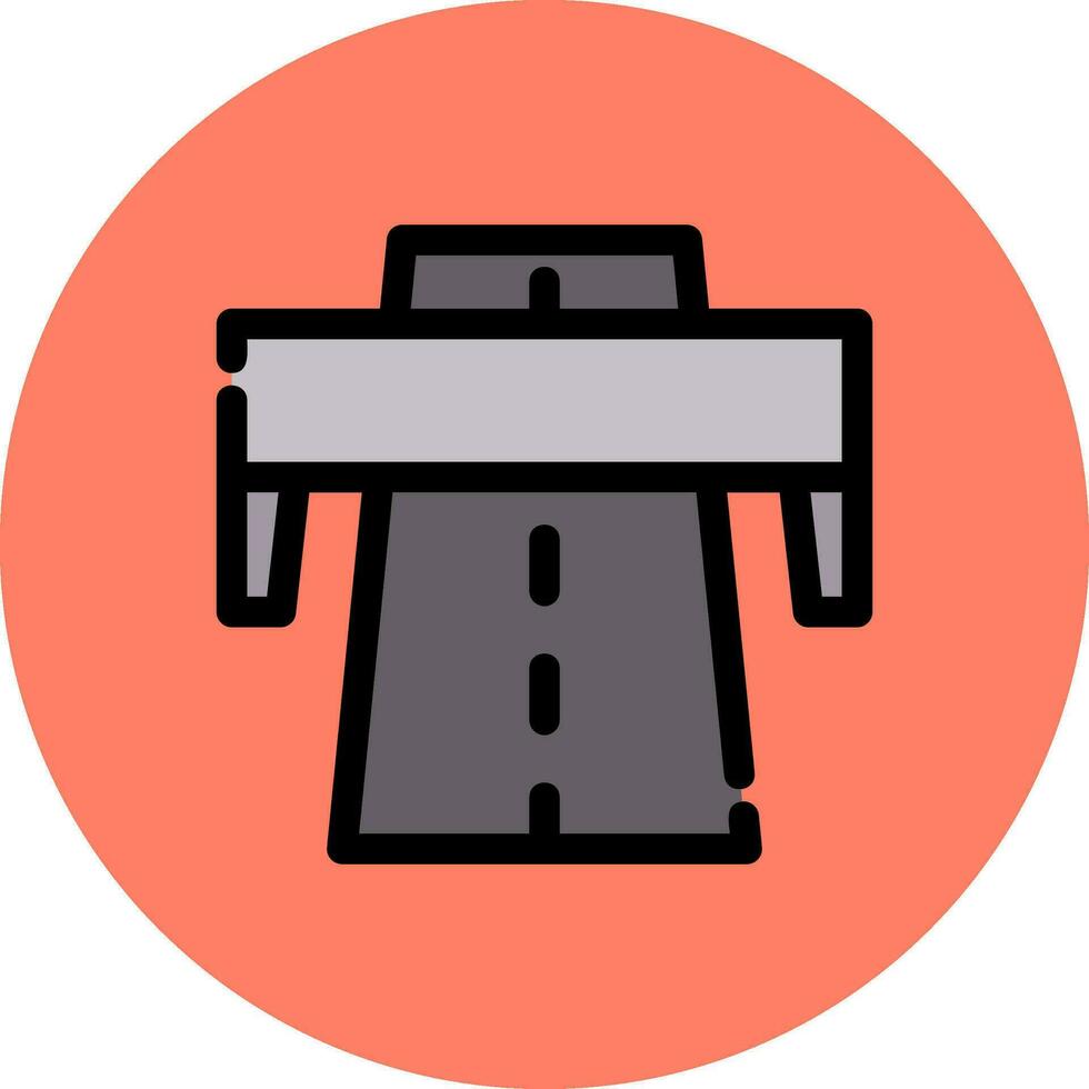 Motorway Creative Icon Design vector