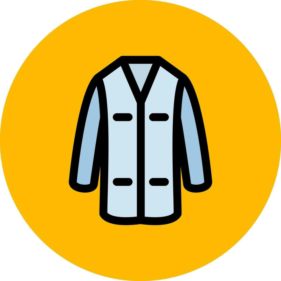 Lab Coat Creative Icon Design vector